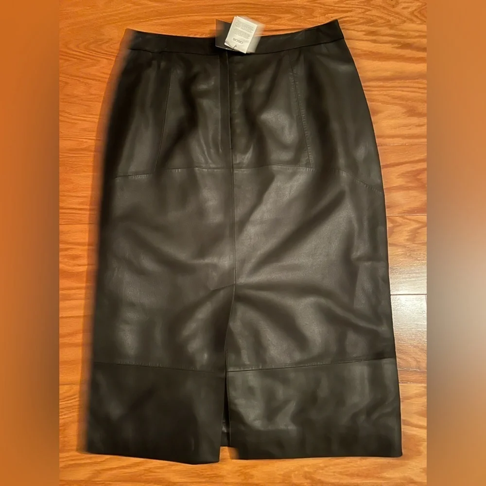 ASOS leather skirt with pockets, NWT, size 10